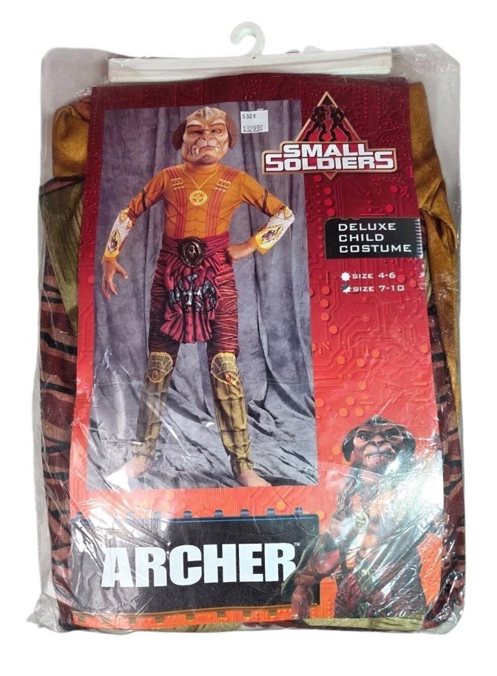 1998 Dreamworks Small Soldiers Archer Child 7-10 Complete Costume